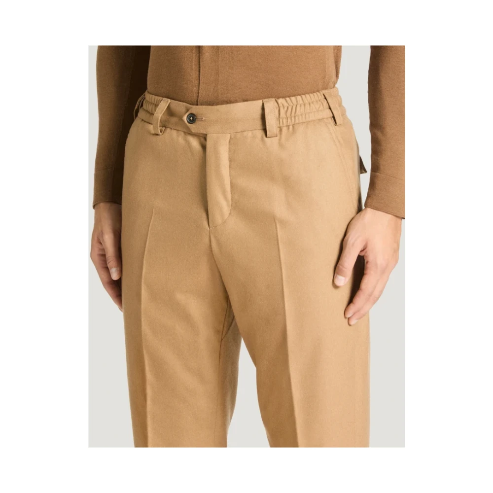 PT Torino Beige Flannel Rebel Broek Beige Heren