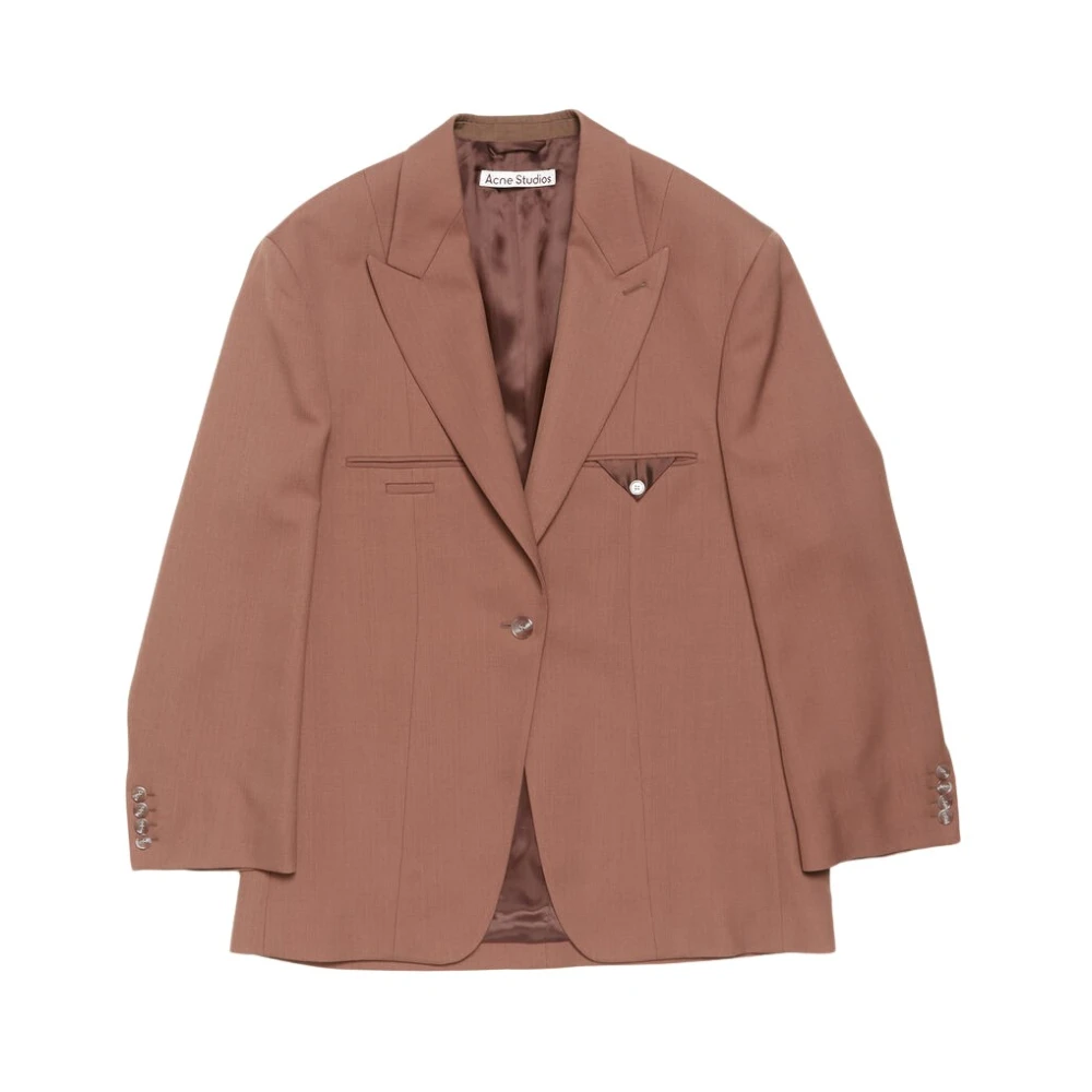 Acne Studios Metallic Brown Suit Brown Dames