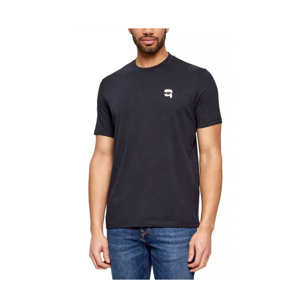 Karl Lagerfeld Men's Blue Crewneck T-Shirt - T-Shirts - S - Tops