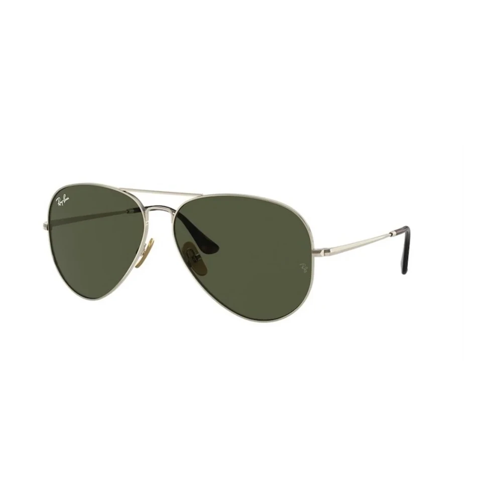 Ray-Ban Unisex Yellow Sunglasses, 58 Mm, Titanium Aviator Glasses