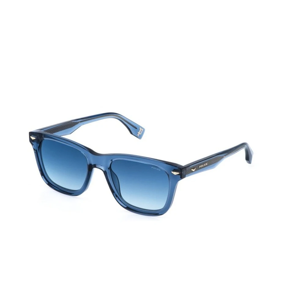 Police Men's Blue Splr80e Sunglasses - Sunglasses - 53 Mm - Accessories