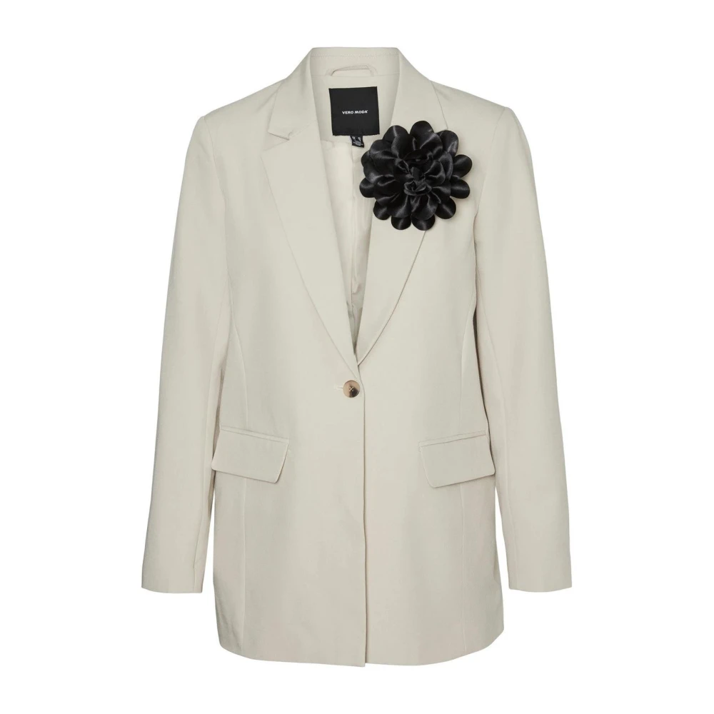 Vero Moda Women's Beige Blazer Model - Blazers - S- Jackets