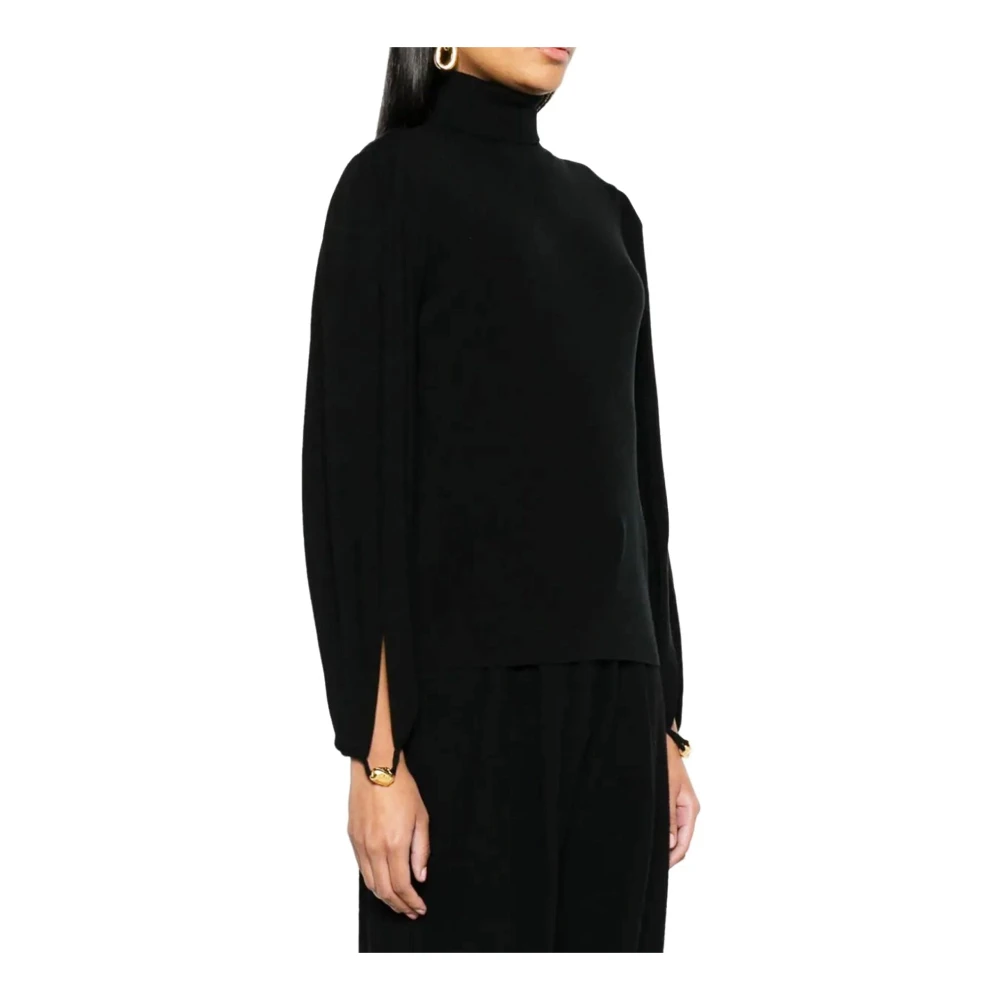 Chloé Wollen trui met ballonmouwen Black Dames