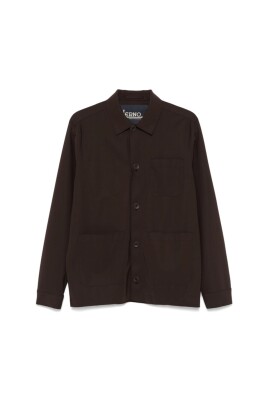brown-shirt-with-collar-and-pockets