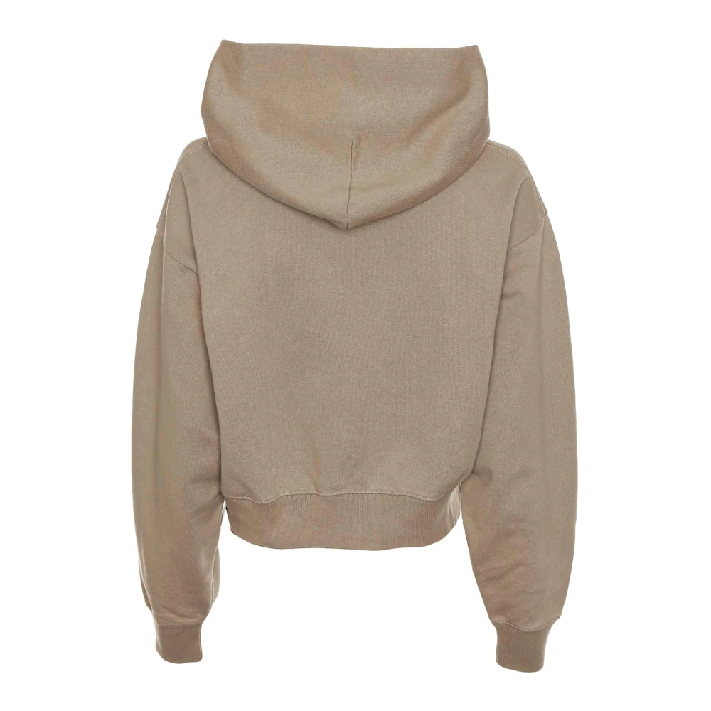 Sporty & Rich Vendome hoodie met kangoeroezak Beige Dames