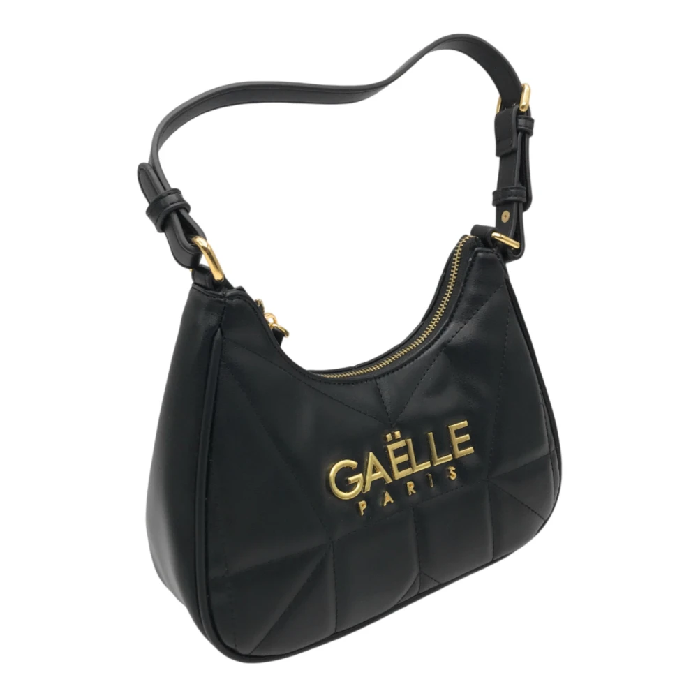 Gaëlle Paris Stijlvolle schoudertas met ritssluiting Black Dames