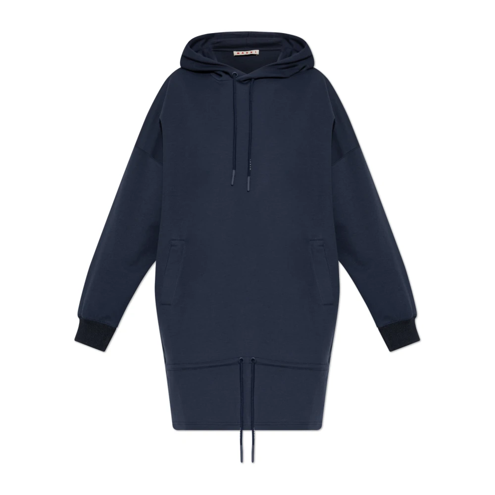 Marni Blå Oversize Sweatshirt