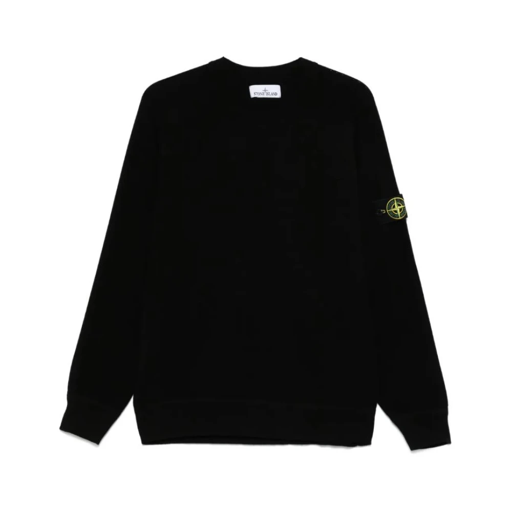 Stone Island Zwarte Truien voor Mannen Black Heren