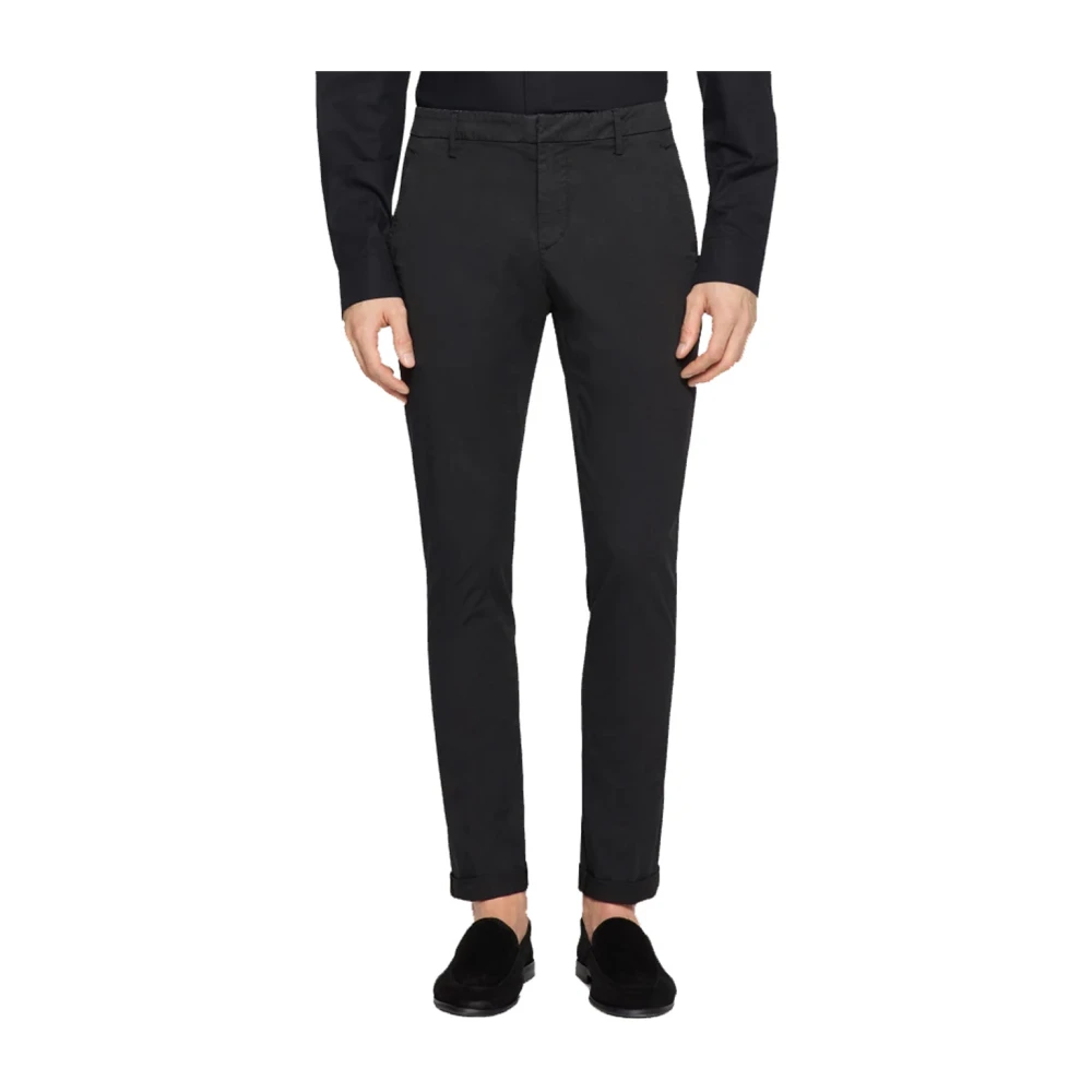 Dondup Katoenen Gaubert Herenbroek Black Heren