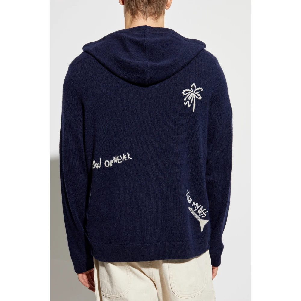 Zadig & Voltaire Cardigan Clash Blue Heren