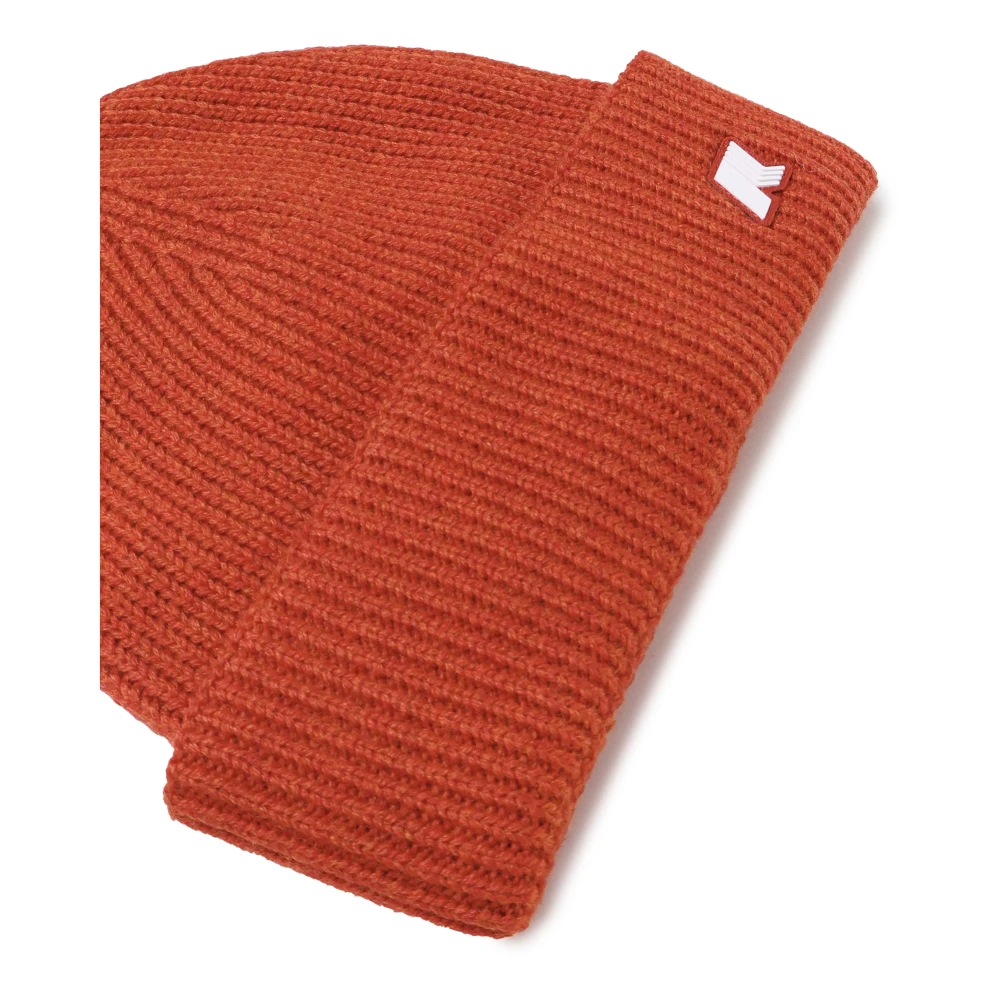 K-way Rode wollen muts met logo Red Heren