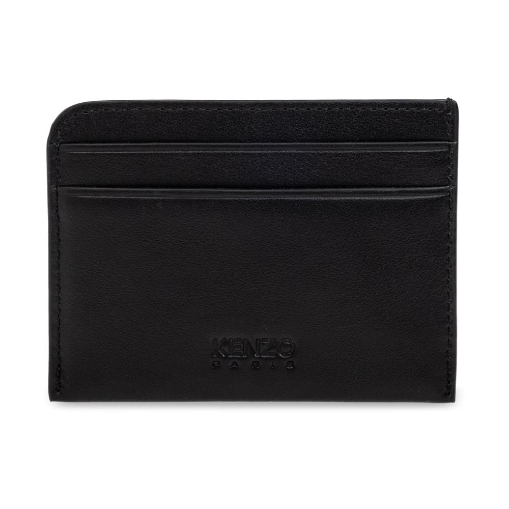 Kenzo Leren kaarthouder Black Heren