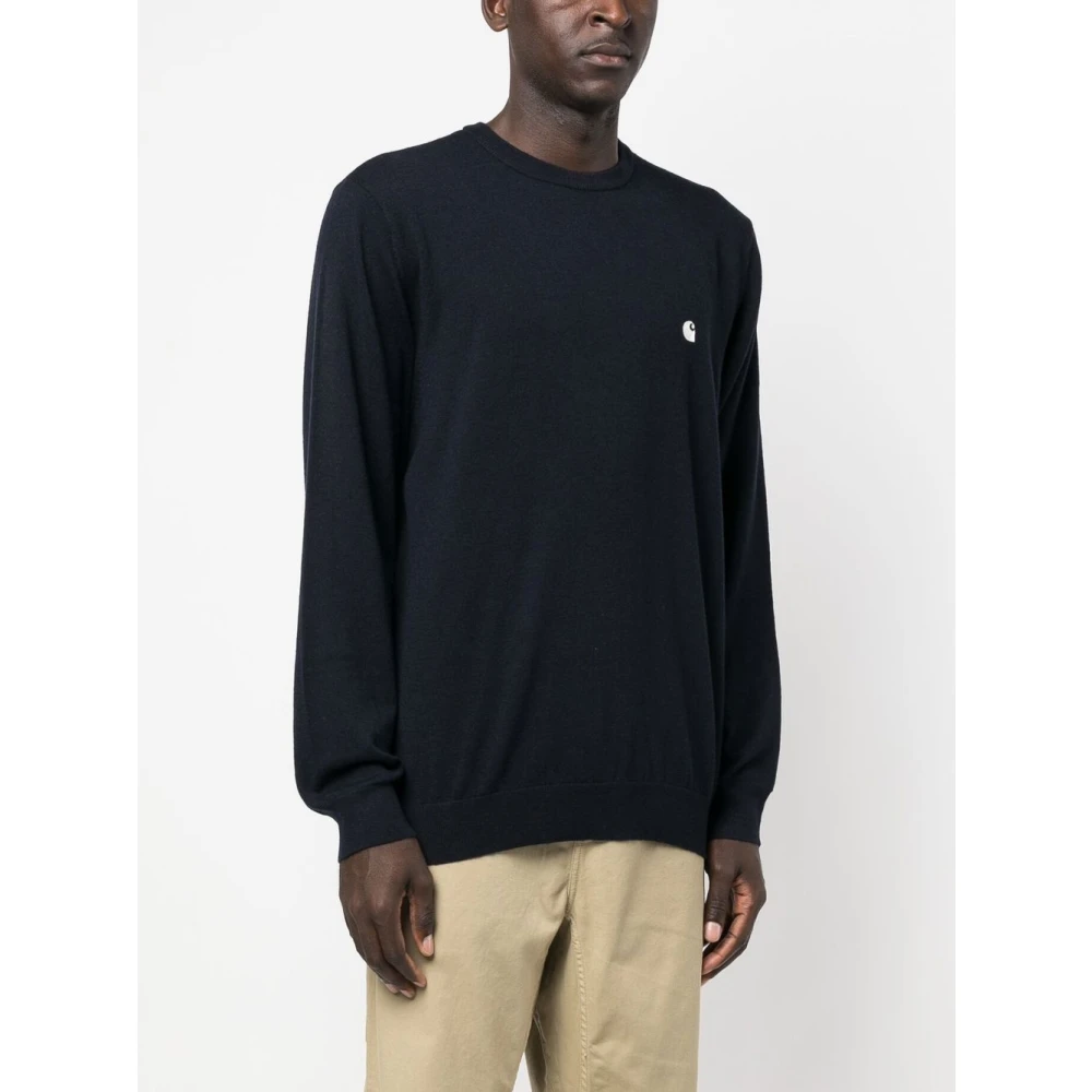 Carhartt WIP Madison Sweater Truien Blue Heren