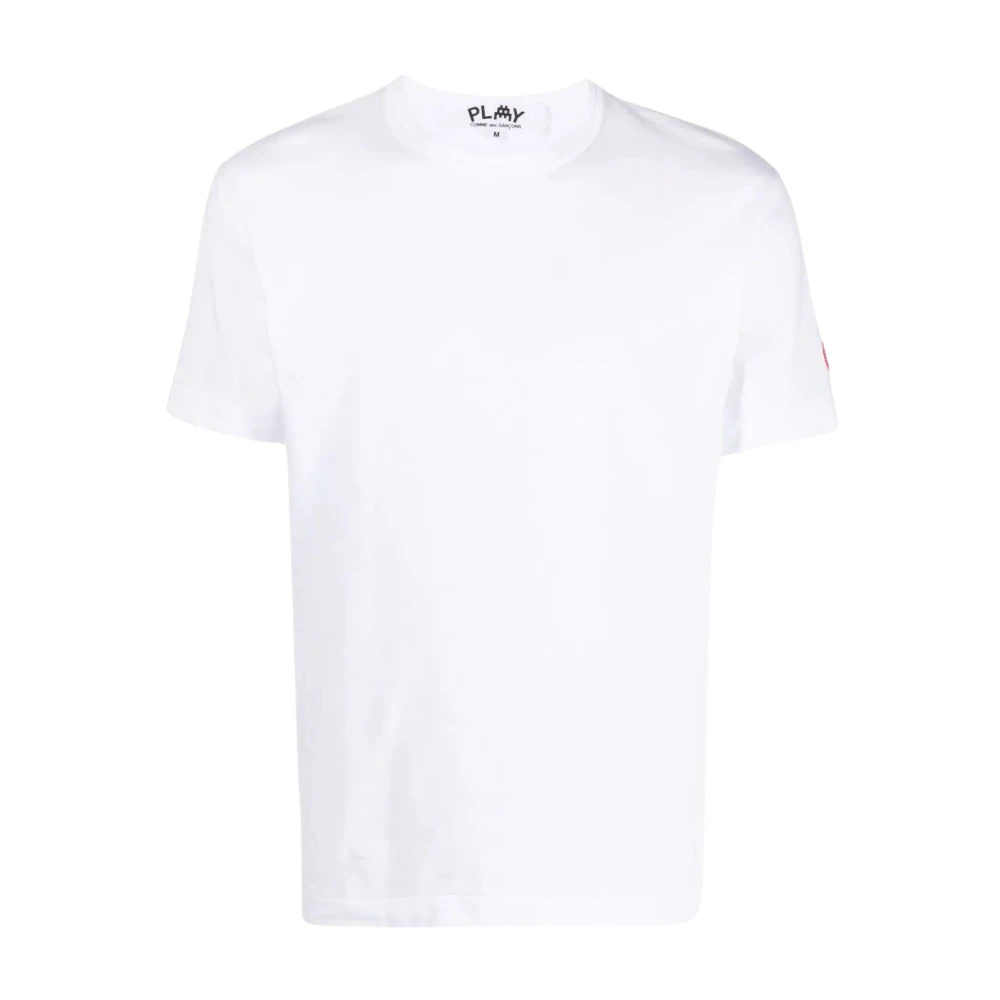 Comme des Garçons Play Witte T-Shirt White Heren
