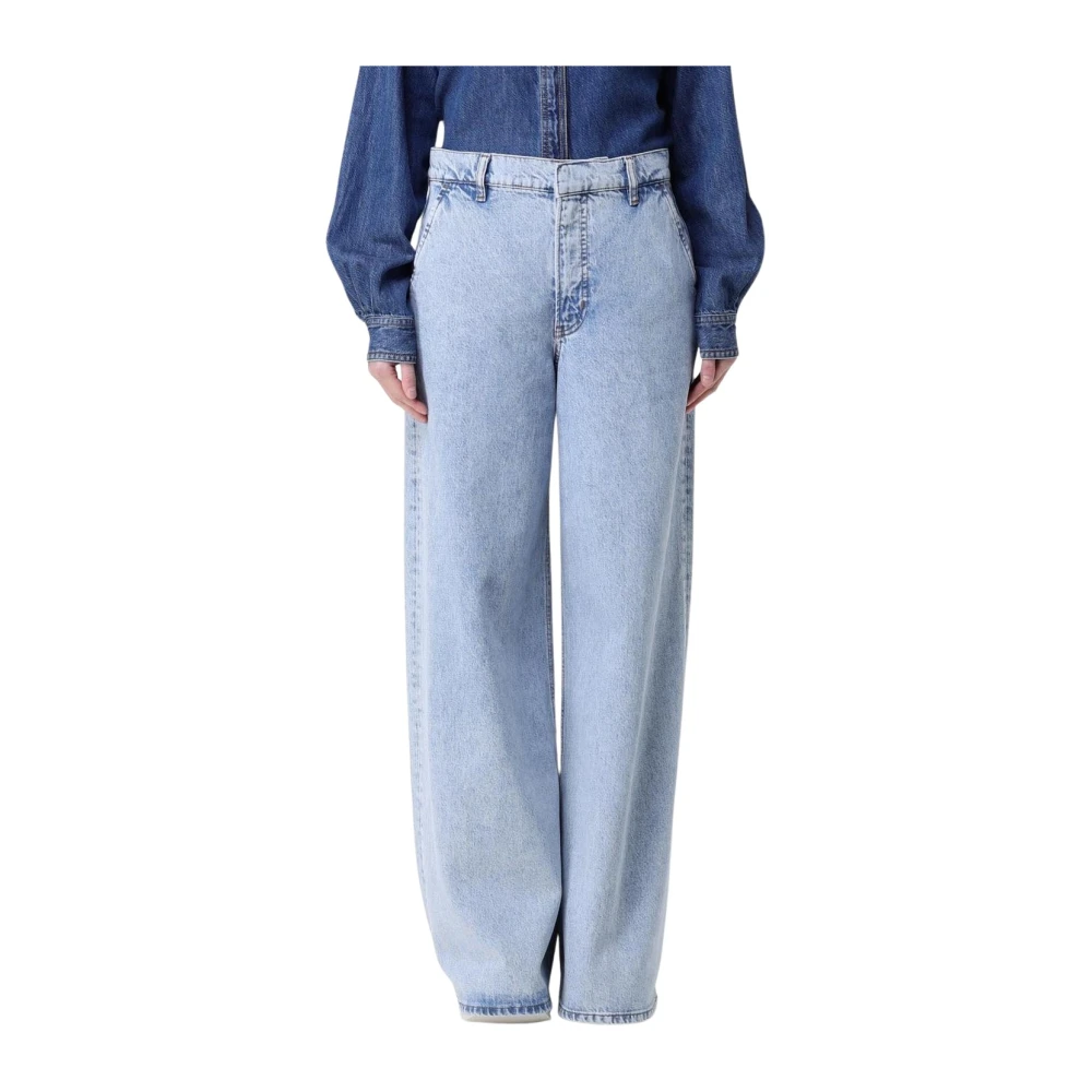 Frame - Jeans > Wide Jeans - Blue - Frame - Modalova