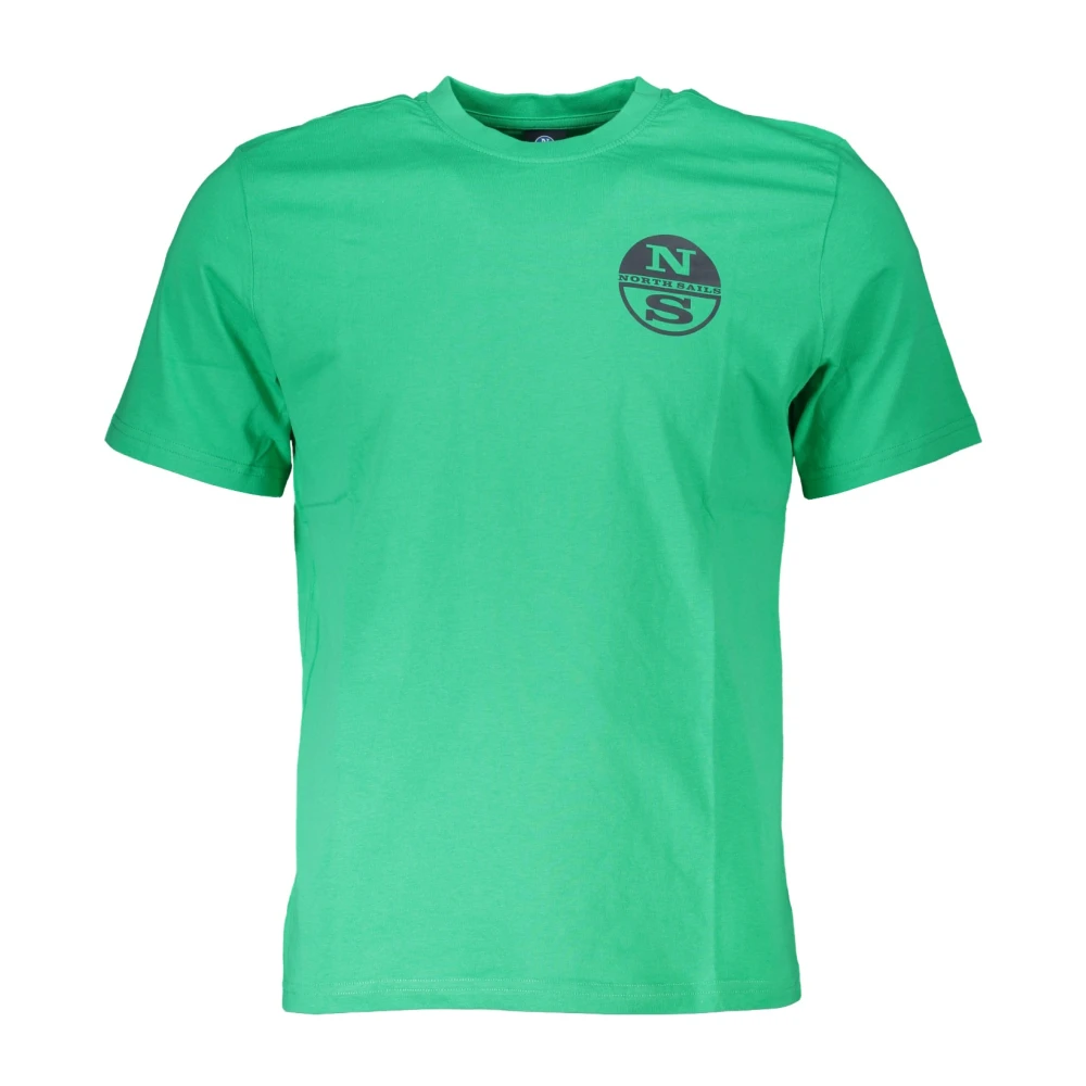 North Sails Mannelijk Groente Short Sleeve Crew Neck T-Shirt