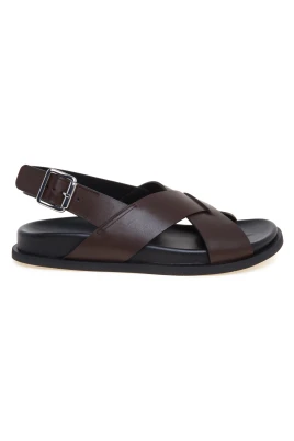 Twill Flat Sandal