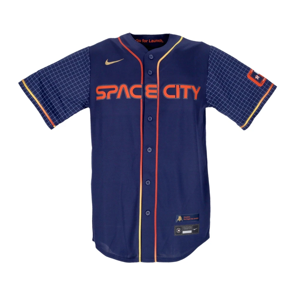 Nike Houston Astros Honkbaljack Blue Heren