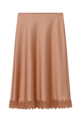 Satin Midi Skirt