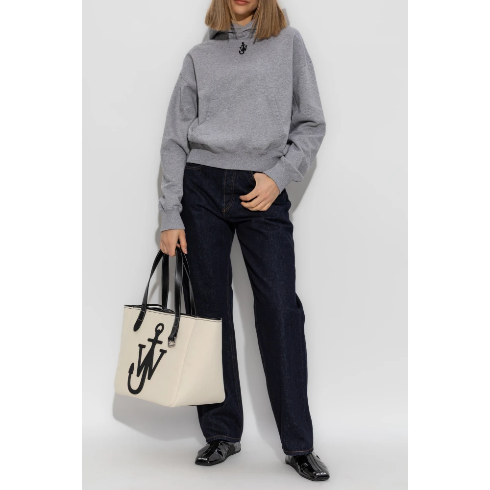 JW Anderson Jeans met logo Blue Dames