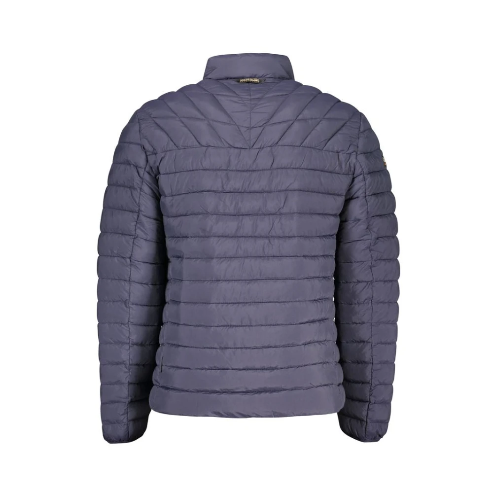 Napapijri Blauwe Polyamide Herenjas Blue Heren