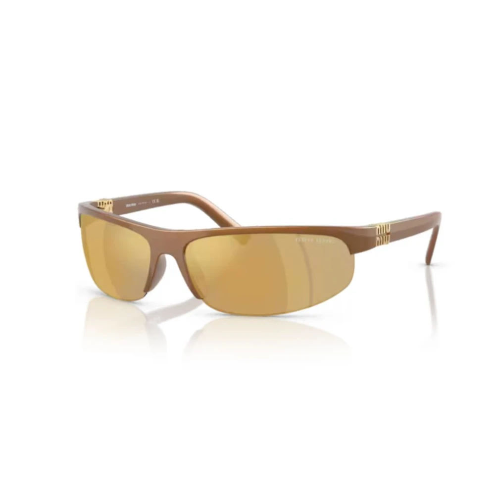 Miu Miu Unisex Brown Sunglasses, One Size, Mu A02s Sunglasses