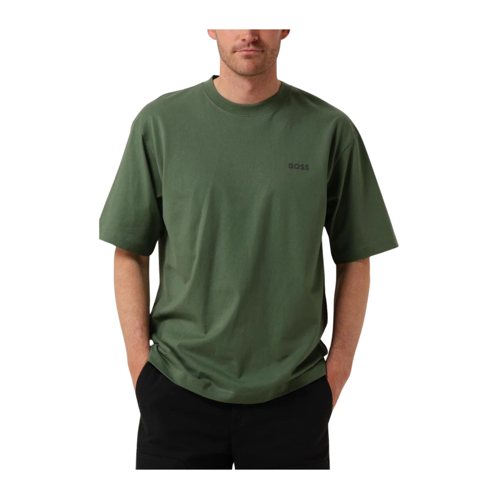 Hugo Boss Groen Relax T-shirt Green Heren