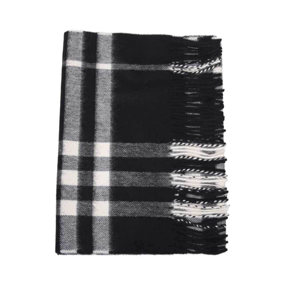 Burberry Women's Multicolor Winter Scarves, One Size, Check Cashmere Scarf