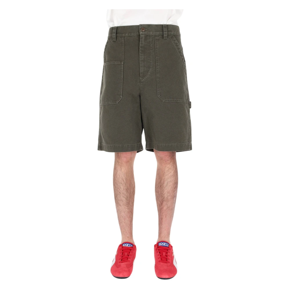 Isabel Marant Men's Green Akyle Bermuda - Casual Shorts - W38 - Shorts