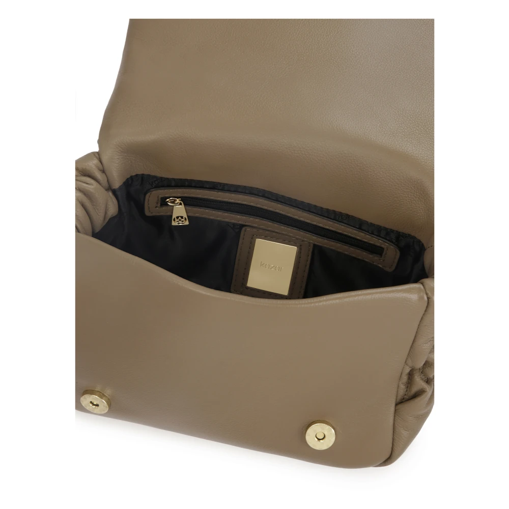 Kazar Zachte gewatteerde handtas in taupe kleur Beige Dames