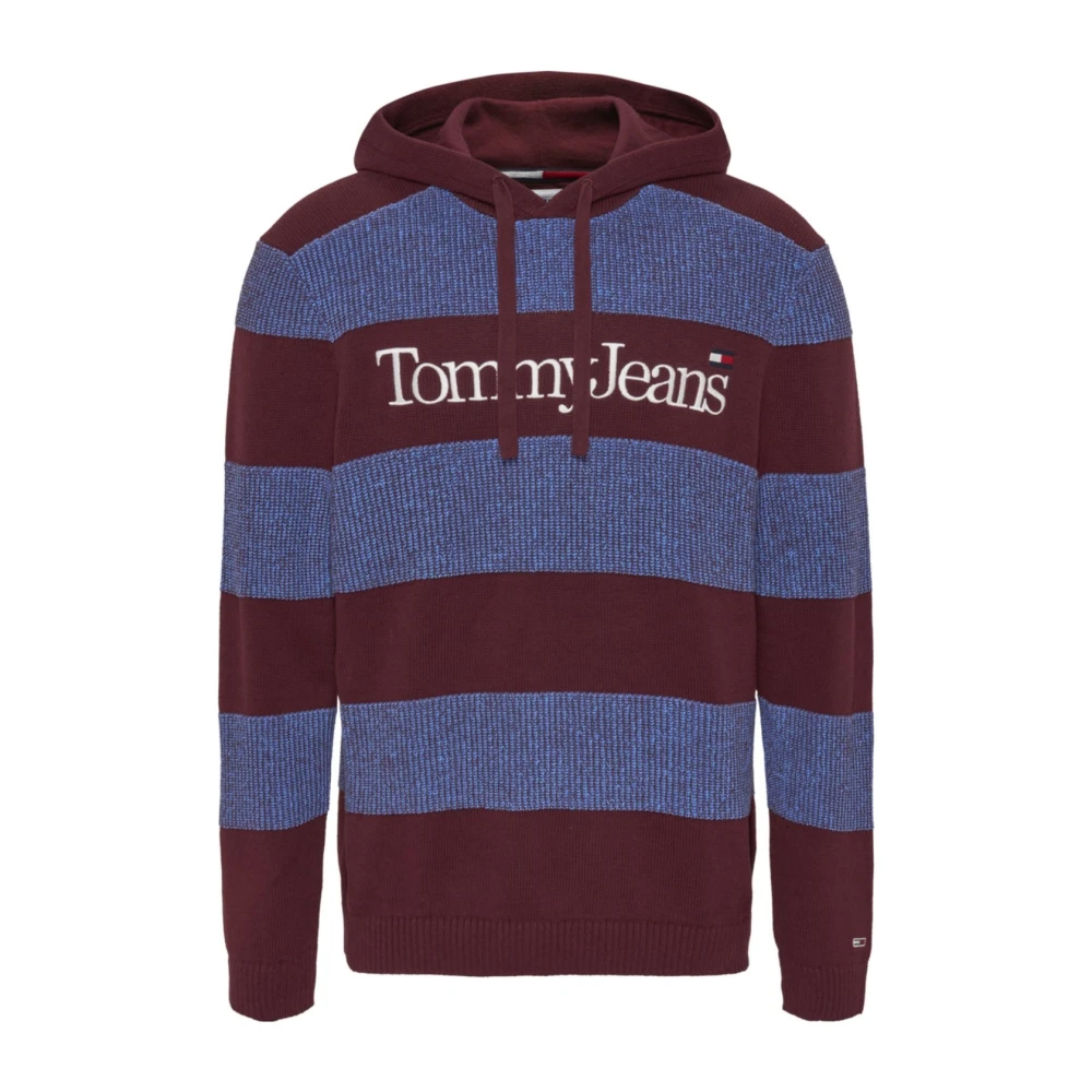 Tommy Jeans Men's Multicolor Purple Skater Hoodie Cotton - Hoodies - Xl - Sweatshirts & Hoodies