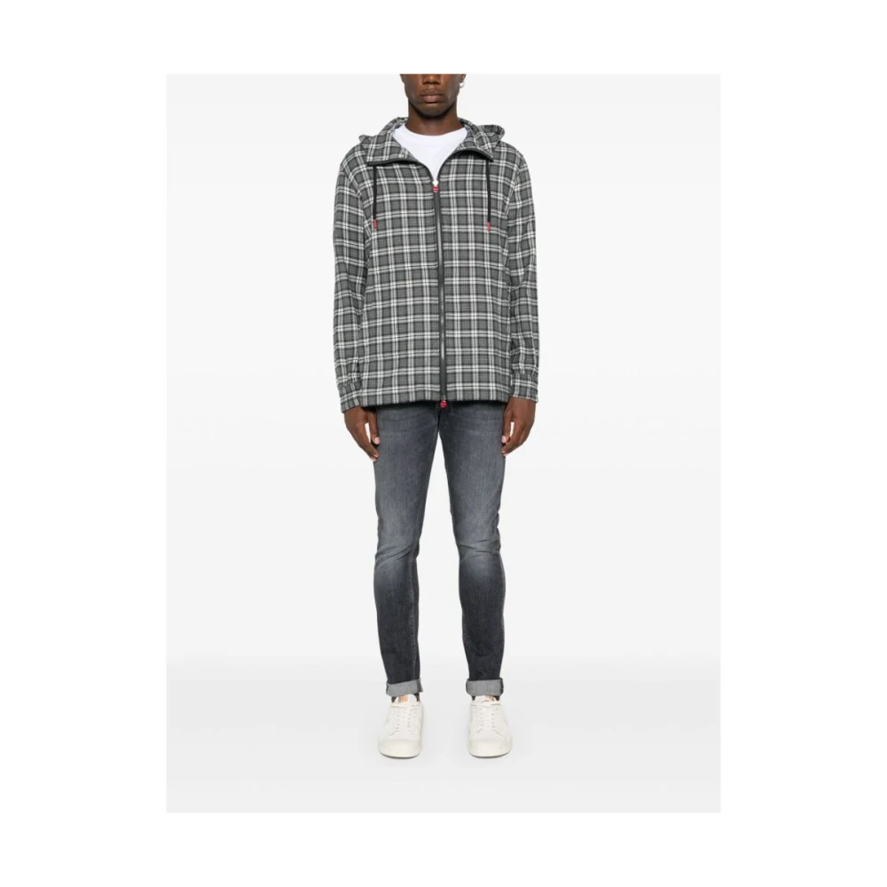 Dondup Slim Fit Donkergrijze Denim Jeans Gray Heren