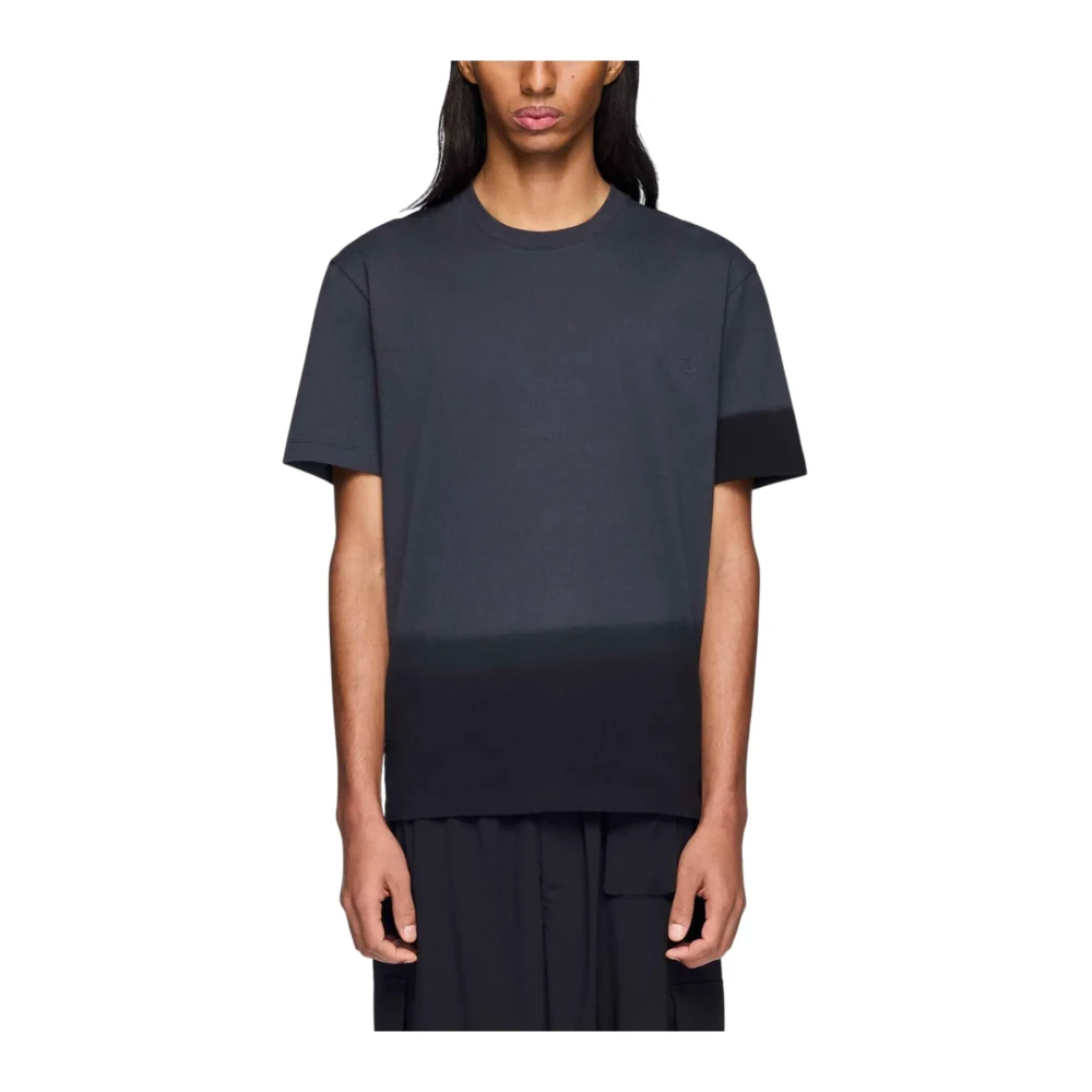 Adidas Training T-Shirts & Tops, Male, L, Y-3 Dip Dye T-Shirt Gray