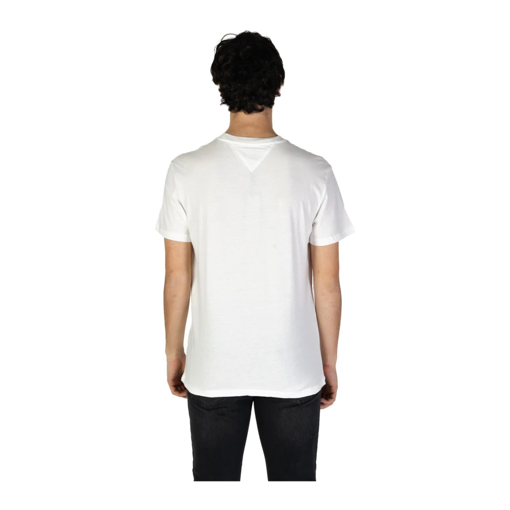 Tommy Jeans Klassiek Wit Katoenen T-shirt White Heren
