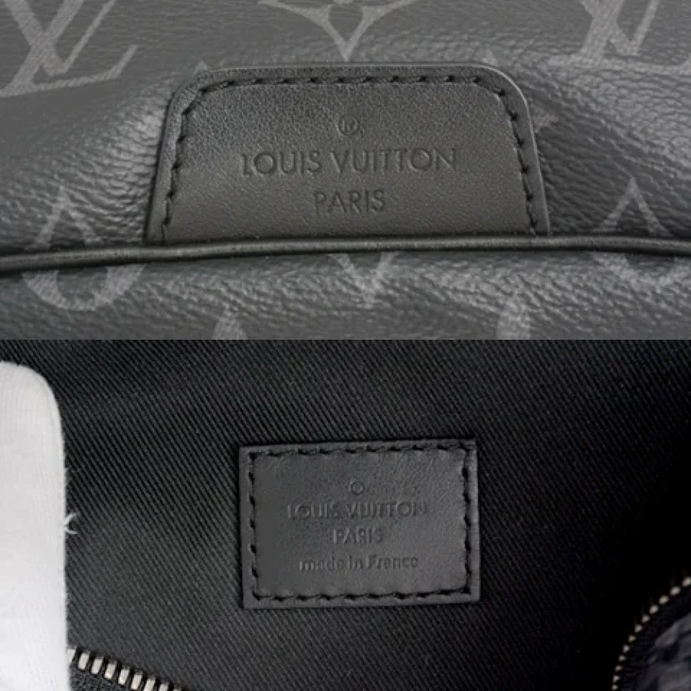 Louis Vuitton Vintage Pre-owned Canvas louis-vuitton-bags Black Heren