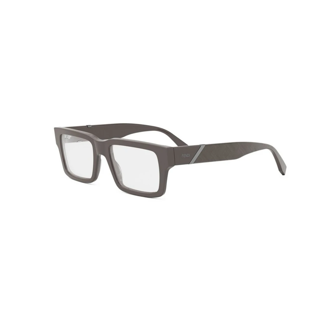 Fendi Gray Glasses, Unisex, 53 Mm, Authentic Diagonal Glasses With Premium Quality