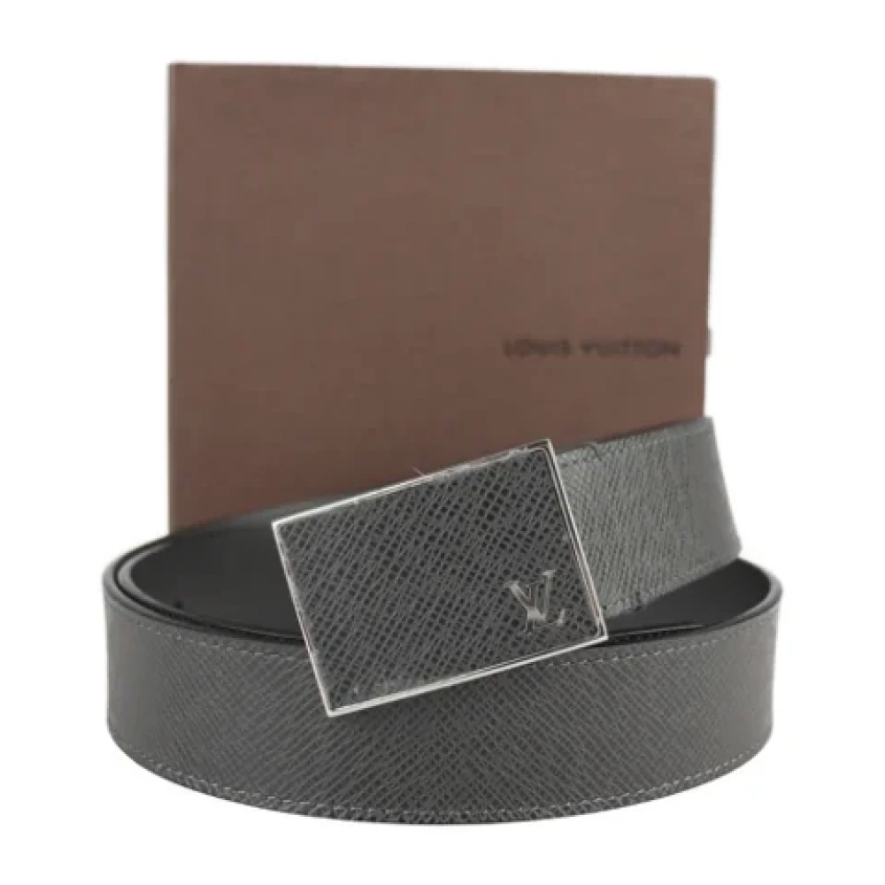 Louis Vuitton Vintage Pre-owned Leather belts Black Heren