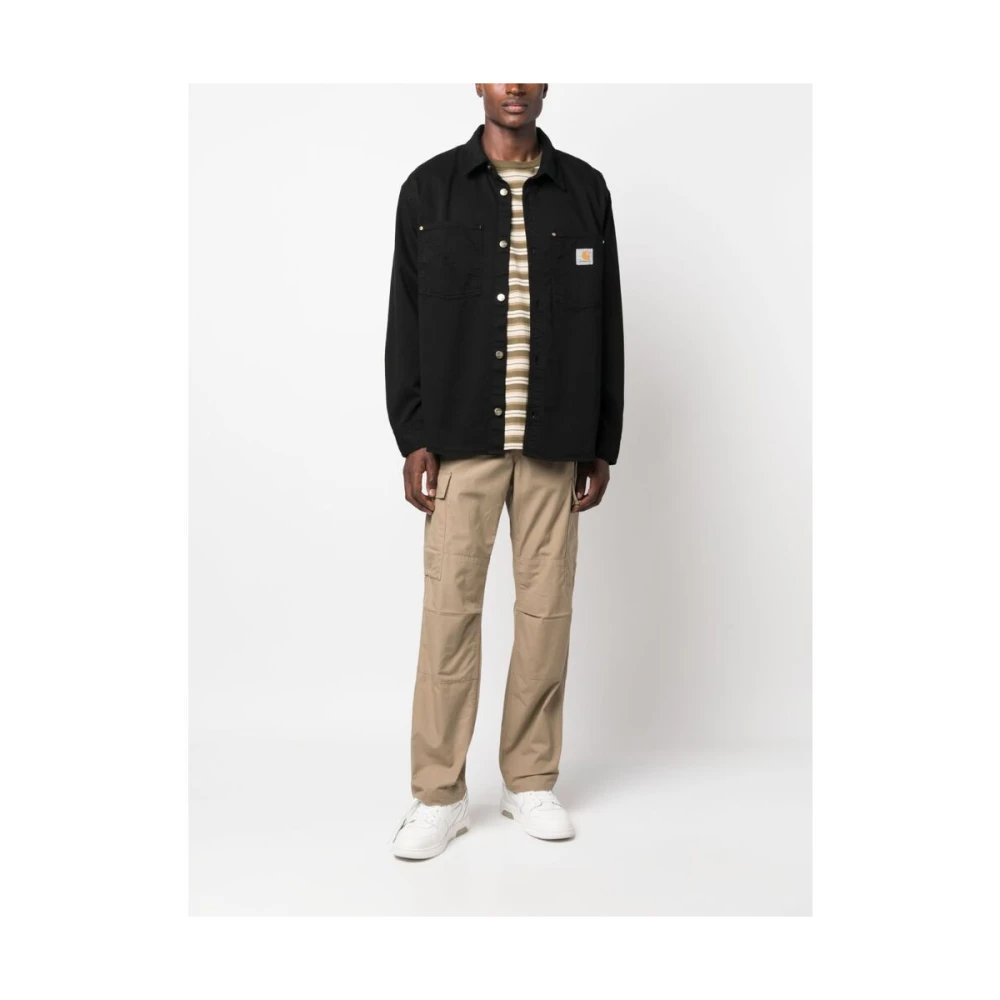 Carhartt WIP Cargo Broek Kameelbruin Katoen Logo Brown Heren