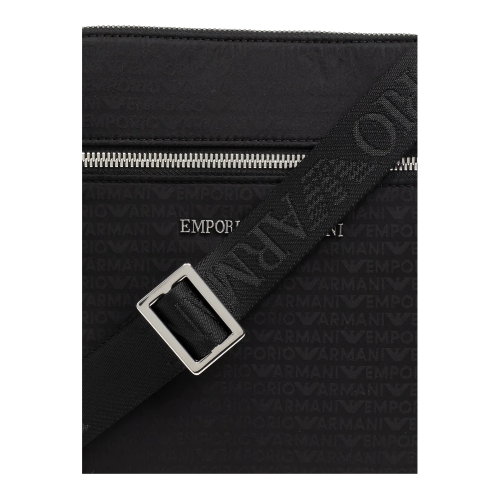 Emporio Armani Schoudertas Black Heren