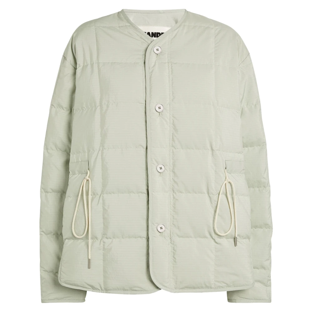 Jil Sander Stijlvolle Jas Green Dames