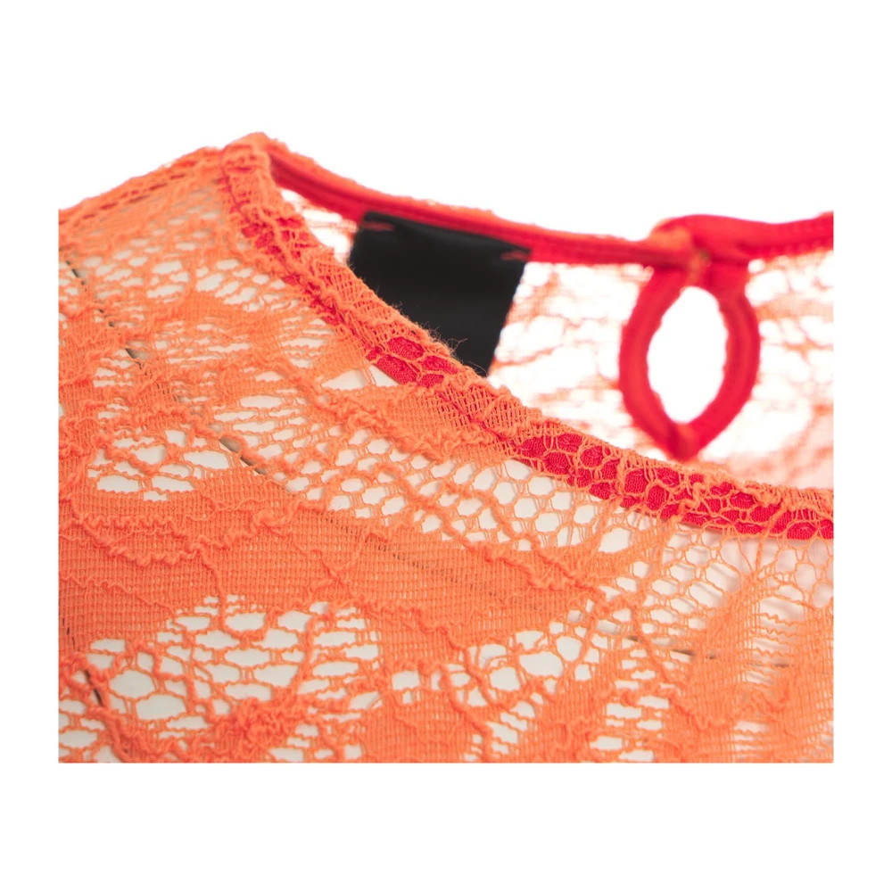 pinko Oranje T-shirts Polos voor vrouwen Orange Dames