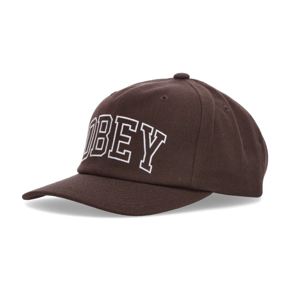 Obey Klassieke Snapback Pet Donker Chocolade Brown Heren