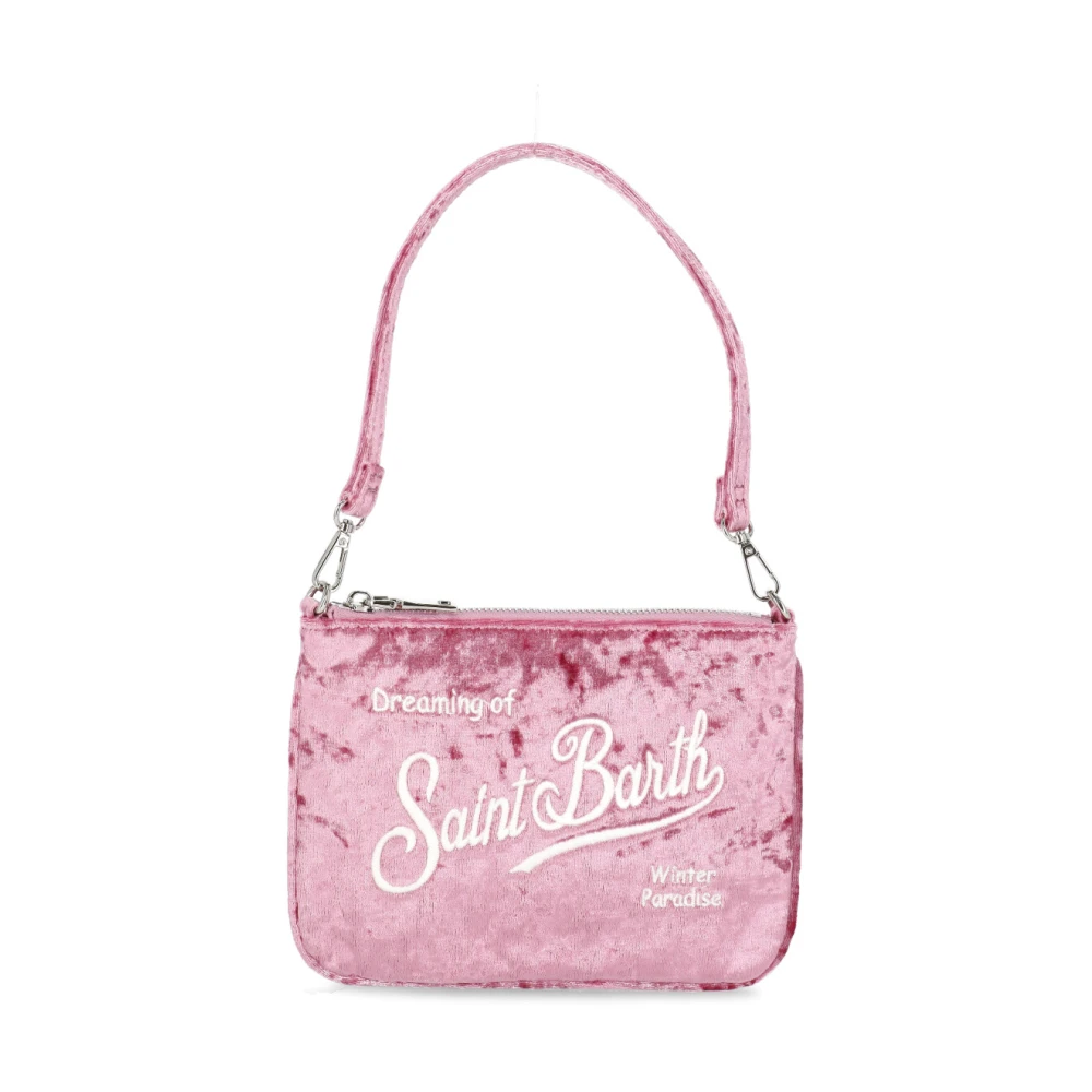 MC2 Saint Barth Mini Parisienne Pochette met Rits Pink Dames