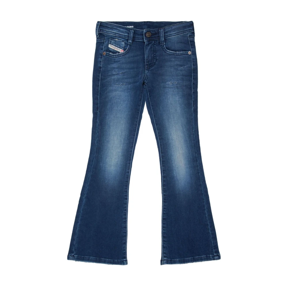 Diesel Girls Blue Jeans, 14 Y, Demin Gamba A Trombetta