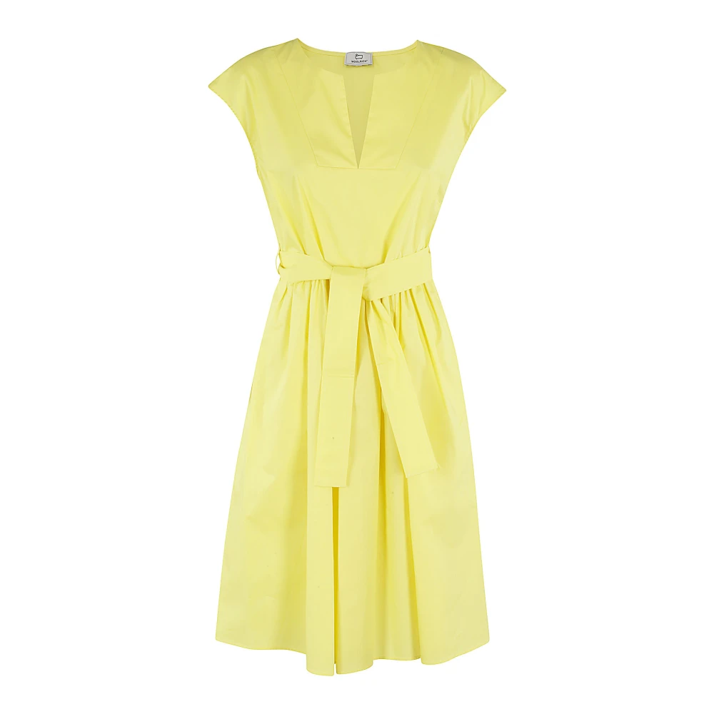 Woolrich Midi Dresses Yellow Dames