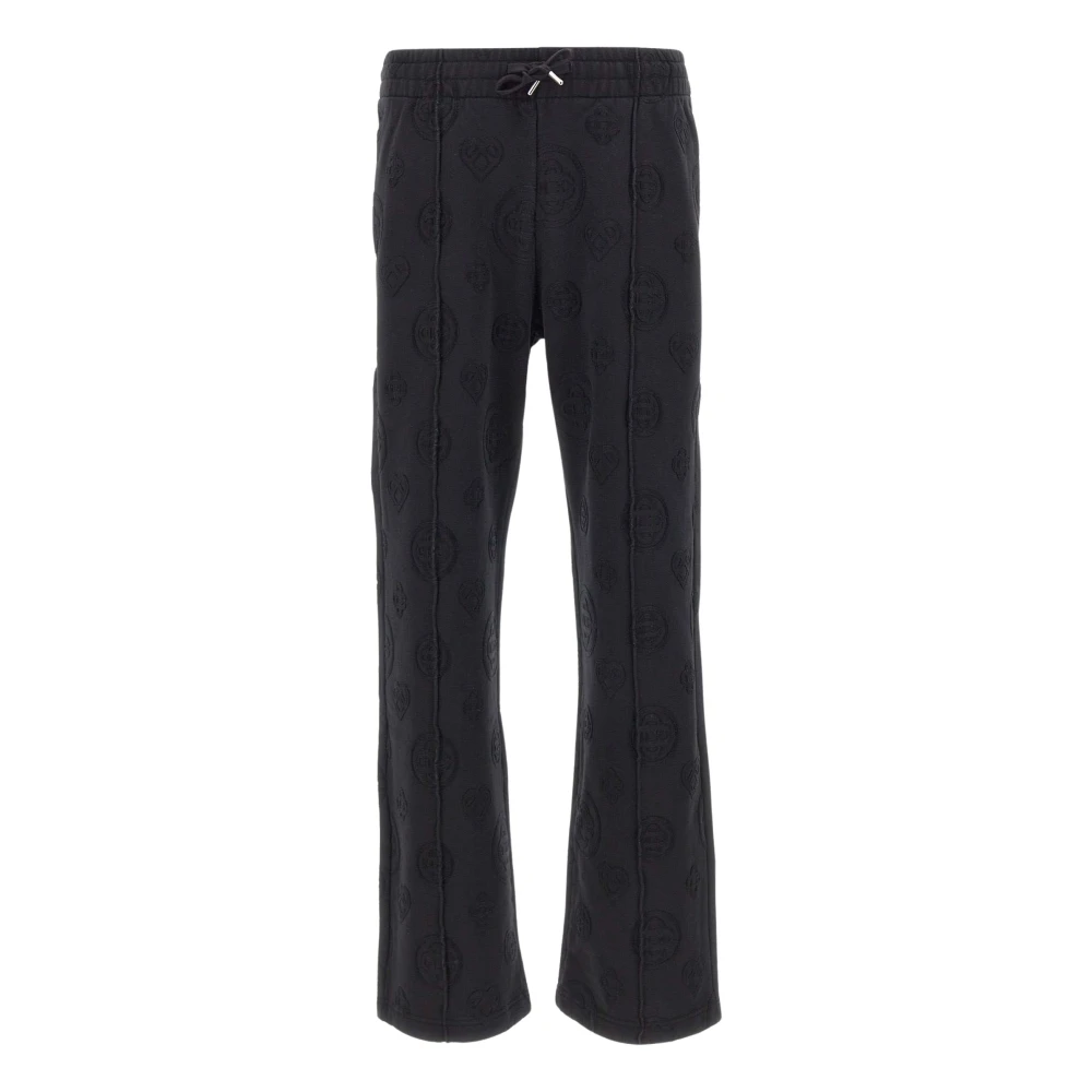 Casablanca Paris Men's Black Applique Monogram Sweatpants, Size Small By - Image 2