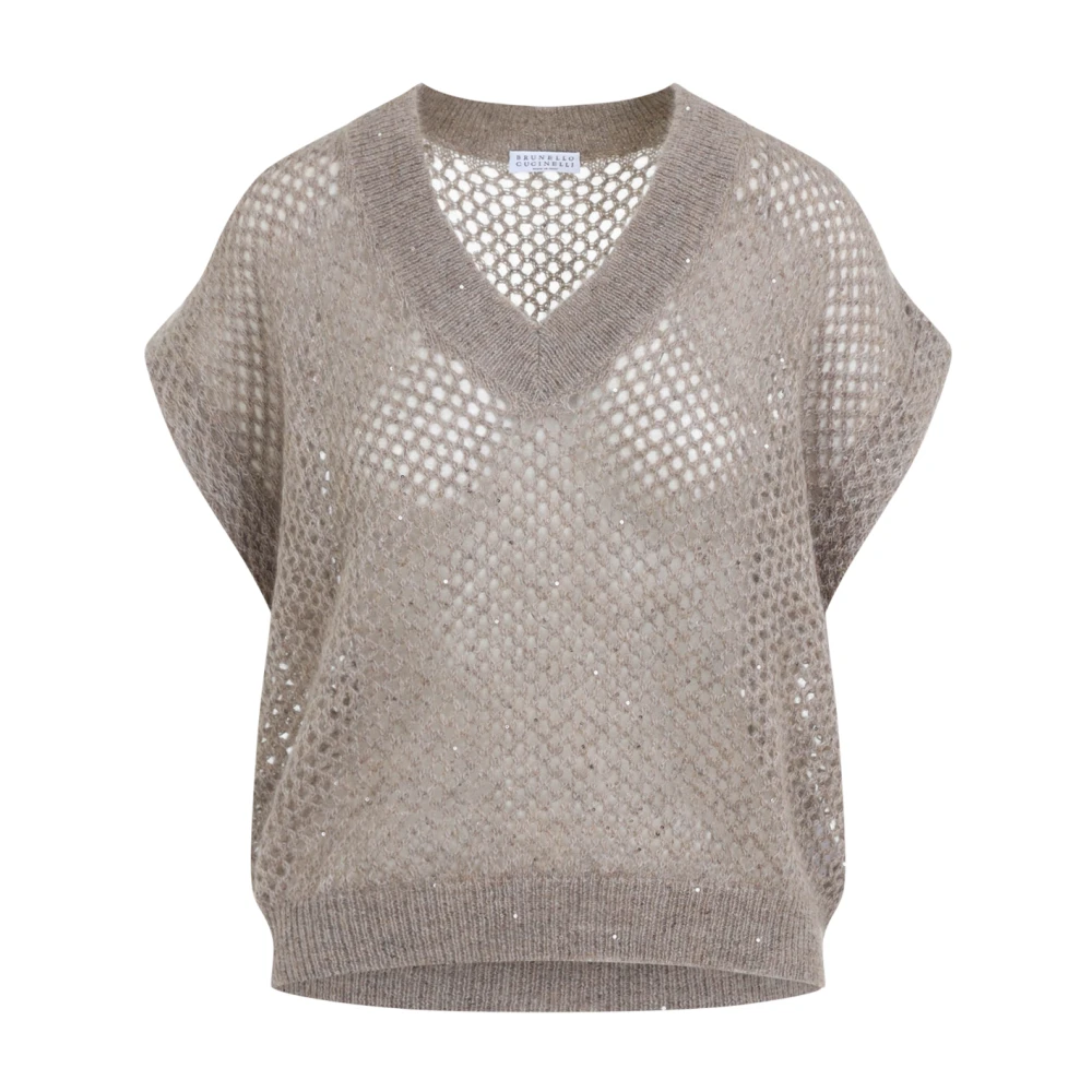 Knitwear > V-neck Knitwear - - Brunello Cucinelli - Modalova