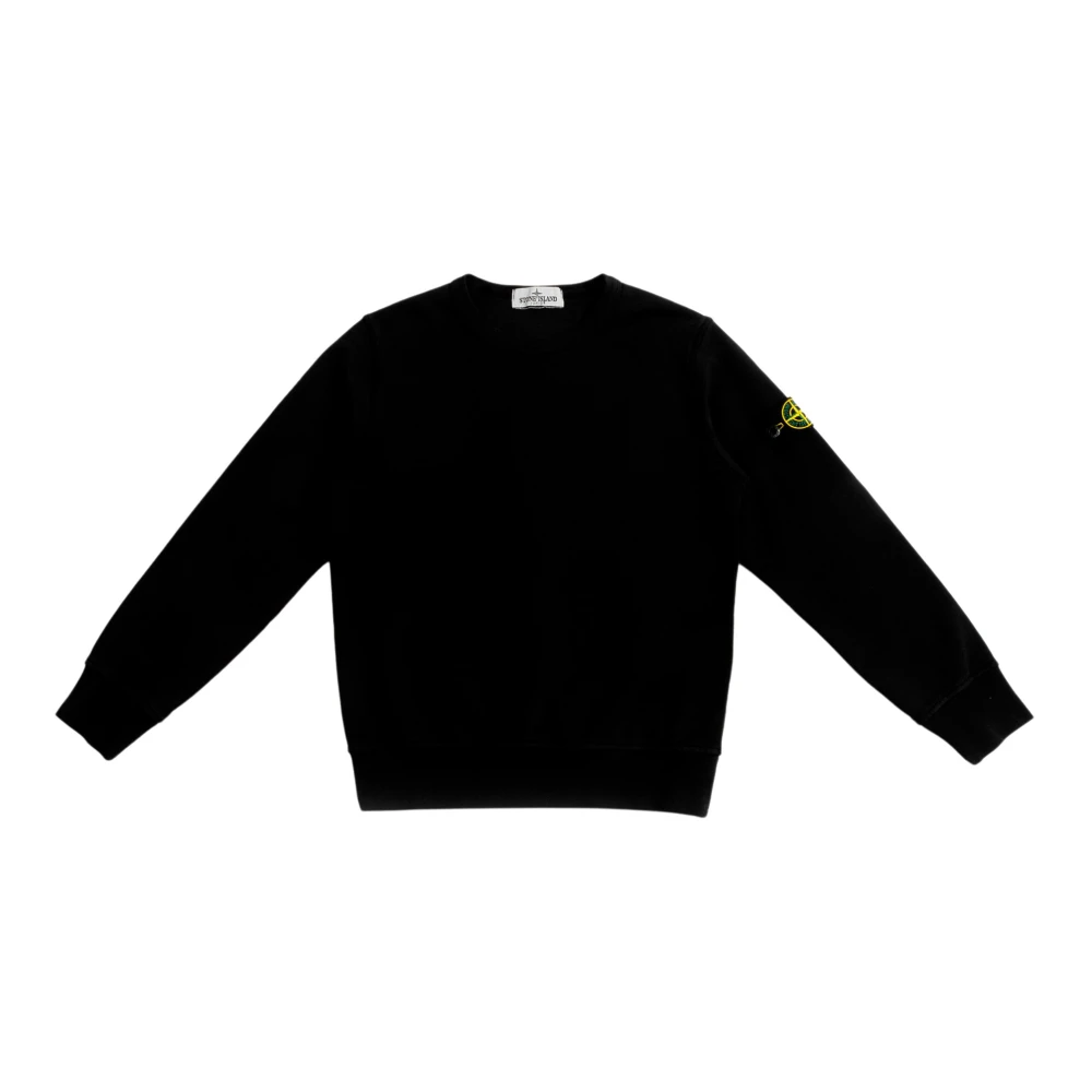 Stone Island Boys Black Sweatshirt Size 8 Y