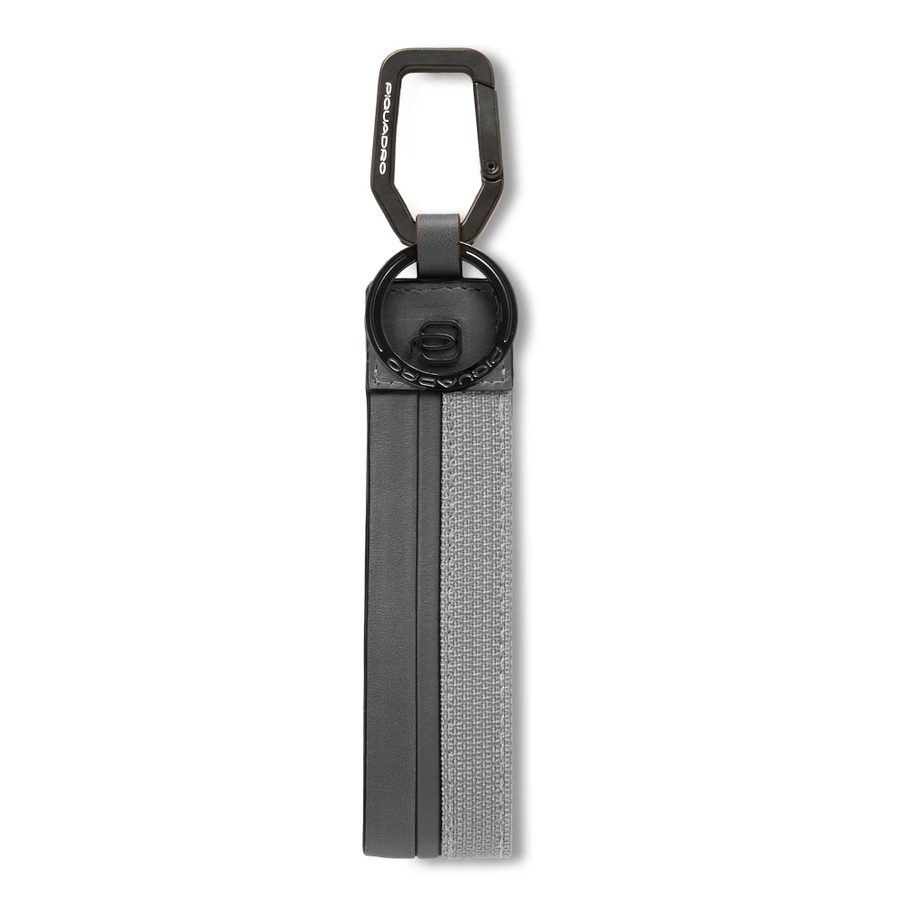 Piquadro Homme Noir Accessoires, Taille: One Size Carabiner Keychain