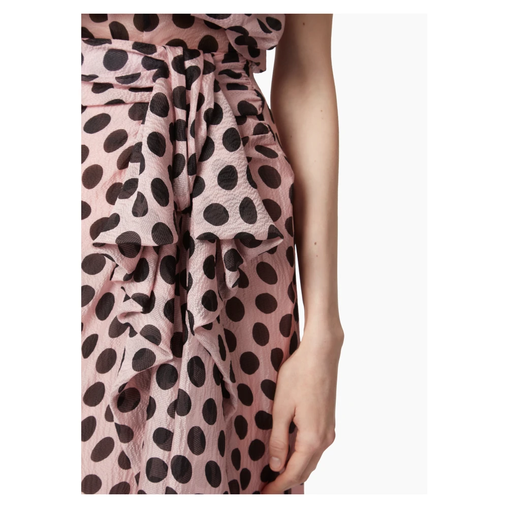 Nina Ricci ROK MET Asymmetrische Strik Multicolor Dames